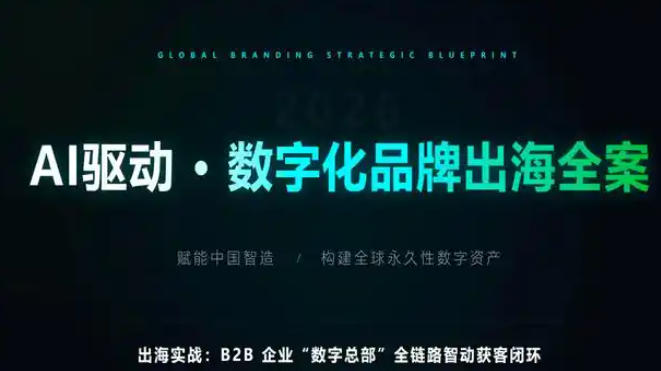 AI 数字化品牌出海怎么做？